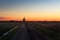 Windmill de Goliath at sunset in winter