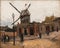 Windmill de la Galette by famous Dutch painter Vincent Van Gogh