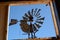 Windmill detail. Curtin Springs cattle station. Lasseter Highway. Northern Territory. Australia