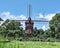 Windmill display at Colonial Williamsburg Virginia in color