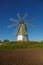 windmill dutch type against blue sky