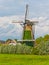 Windmill in the Dutch village of Terheijden