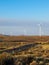 A Windmill Farm on a Mountain