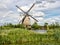 Windmill in field, Netherlands