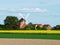 Windmill in german spring landscape.