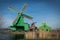 Windmill holland ,zaan schans, netherlands