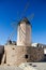 Windmill in Mallorca. Palma de Mallorca, Spain.