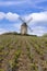 Windmill (Moulin a vent de Romaneche-Thorins), Chenas, Beaujolais, Saone-et-Loire, Bourgogne-Franche-Comte, France