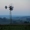 Windmill in Mpumalanga at late afternoon.