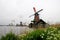 Windmill of netherland in coast