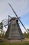 Windmill in open-air museum in Olsztynek (Poland)