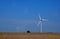 Windmill and power-line