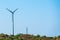 Windmill and power line