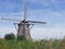 Windmill on the Rotte river in the Zuidplaspolder