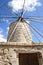 Windmill in the salt mines at Tripoli, Sicily, Italy