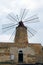 Windmill in salt pans of Trapani