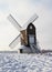 Windmill in the snow
