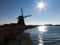 Windmill in South Holland, Netherlands