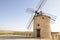 Windmill in Spanish village