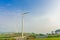 Windmill turbine field for electric production at Khao Kho, Petchabun, Thailand