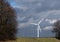 Windmill turbine generate green energy