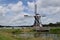 Windmill in a typical Dutch Landscape