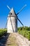 windmill with vineyard near Blaignan, Bordeaux Region, France