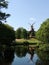 Windmill in Wallanlagen park in Bremen