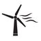 Windmill, wind turbine icon