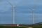 Windmill, windfarm at La brujula in Burgos