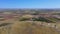 Windmills of Alcazar de San Juan perspective from drone.