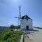 Windmills in Arrabida near Setubal, Portugal