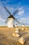 windmills, Campo de Criptana, Castile-La Mancha, Spain