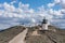 Windmills with castle, Consuegra, Castile-La Mancha, Spain