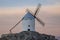 Windmills, cereal mills mythical Castile in Spain, Don Quixote,