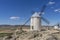 windmills of Consuegra in Toledo City, were used to grind grain