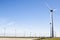 Windmills in Groninger industrial landscape, Holland