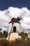 Windmills on the island of Fuerteventura in Spain