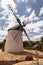 Windmills on the island of Fuerteventura in Spain