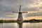 Windmills in Kinderdijk, Netherlands