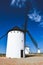 windmills located in Castilla la Mancha in Spain