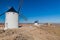 Windmills located in Consuegra village, Spa