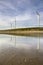 Windmills on the Maasvlakte beach