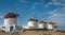 Windmills, Mikonos, Greece