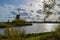 Windmills at north of Netherlands.