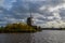 Windmills at north of Netherlands.