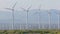 The windmills of Palm Springs in California