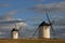 Windmills on the plains of La Mancha, Spain