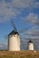 Windmills on the plains of La Mancha, Spain
