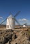 Windmills on the plains of La Mancha, Spain